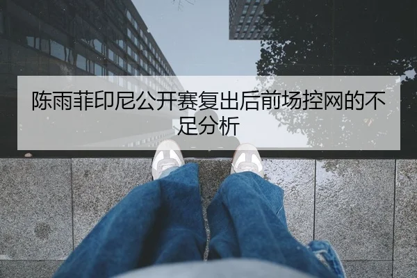 陈雨菲印尼公开赛复出后前场控网的不足分析